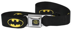 Batman Seatbelt buckle with larger logos